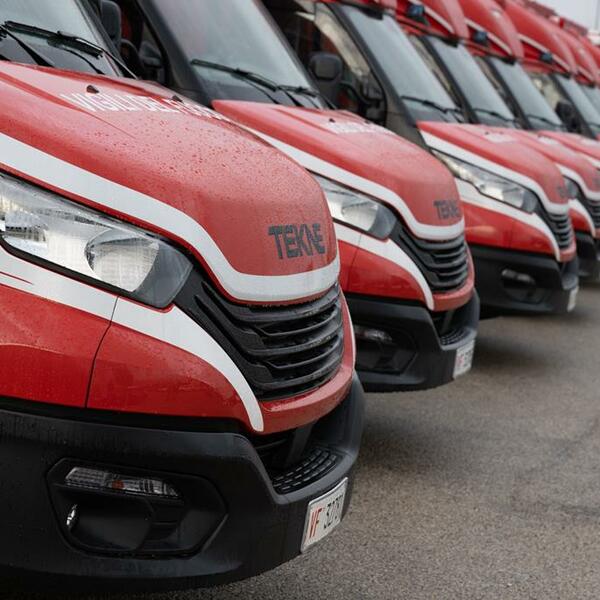 Logistic vans for Fire Brigade: the fleet