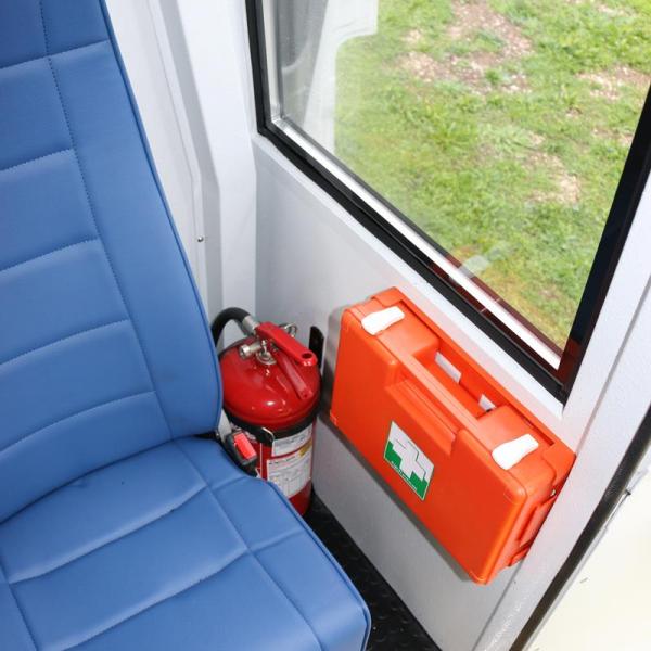 Fire Extinguisher + First Aid Kit - standard on board