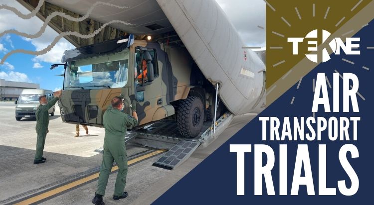 Air Transport Trials for Tekne's Shelter Carrier Truck