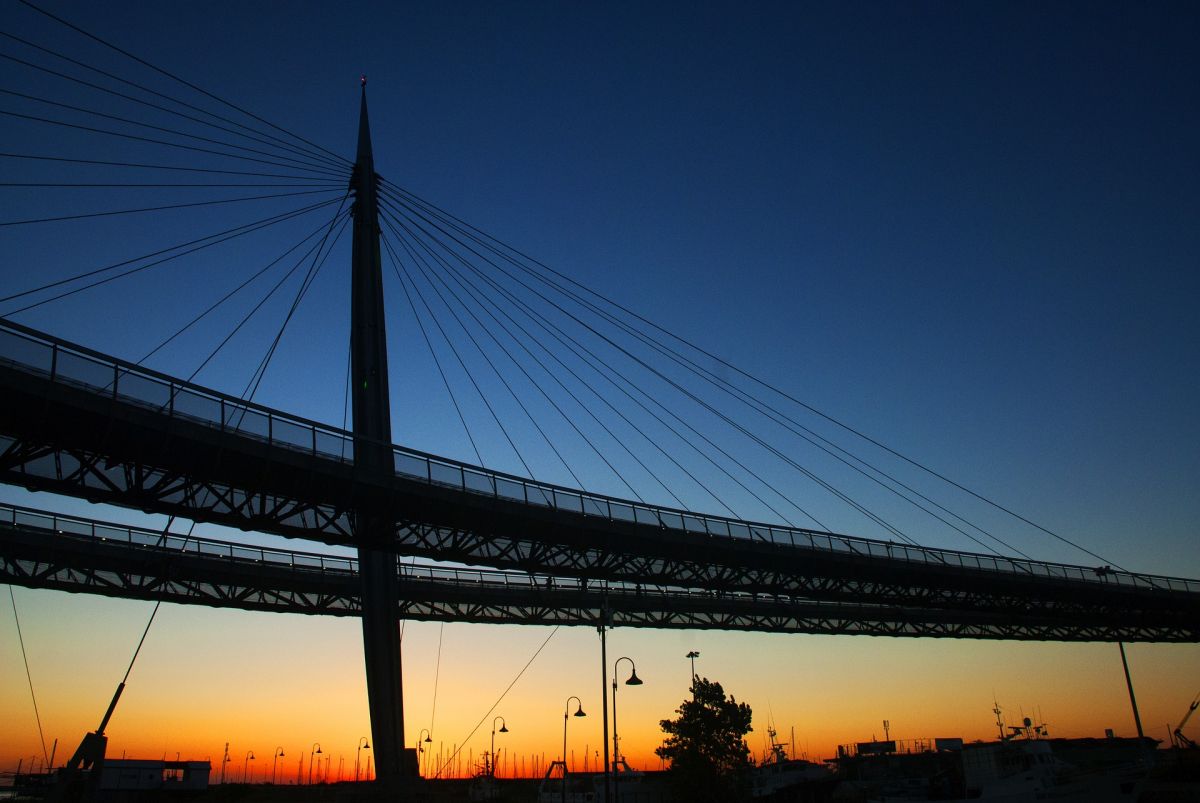 Pescara, ponte sul Mare