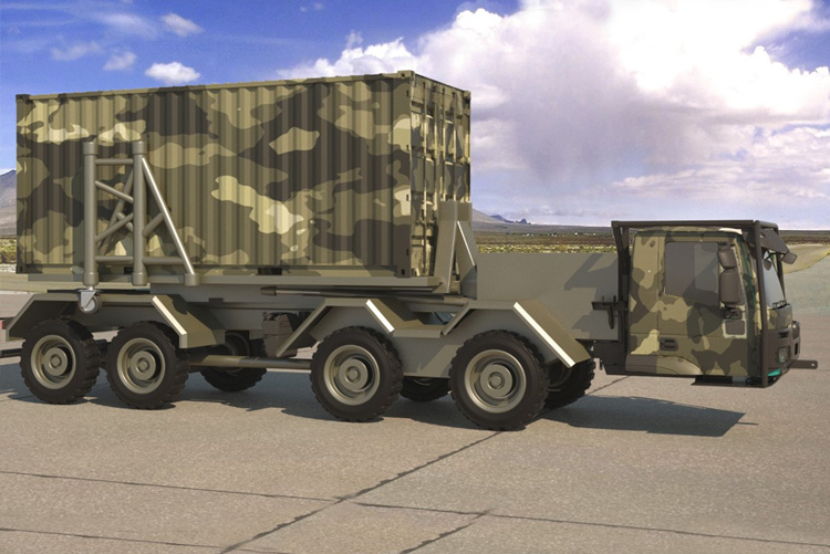 supporto logistico trucks porta shelter
